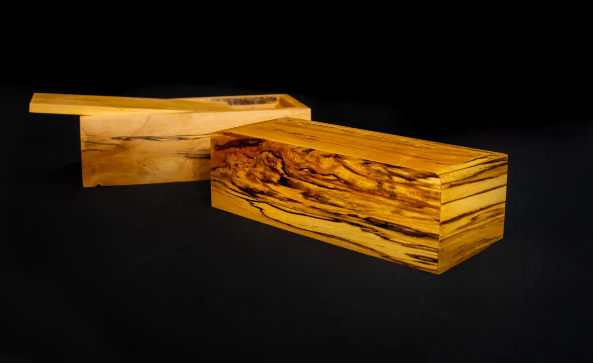 Spalted Maple Boxes by SylvaFox Woodworking