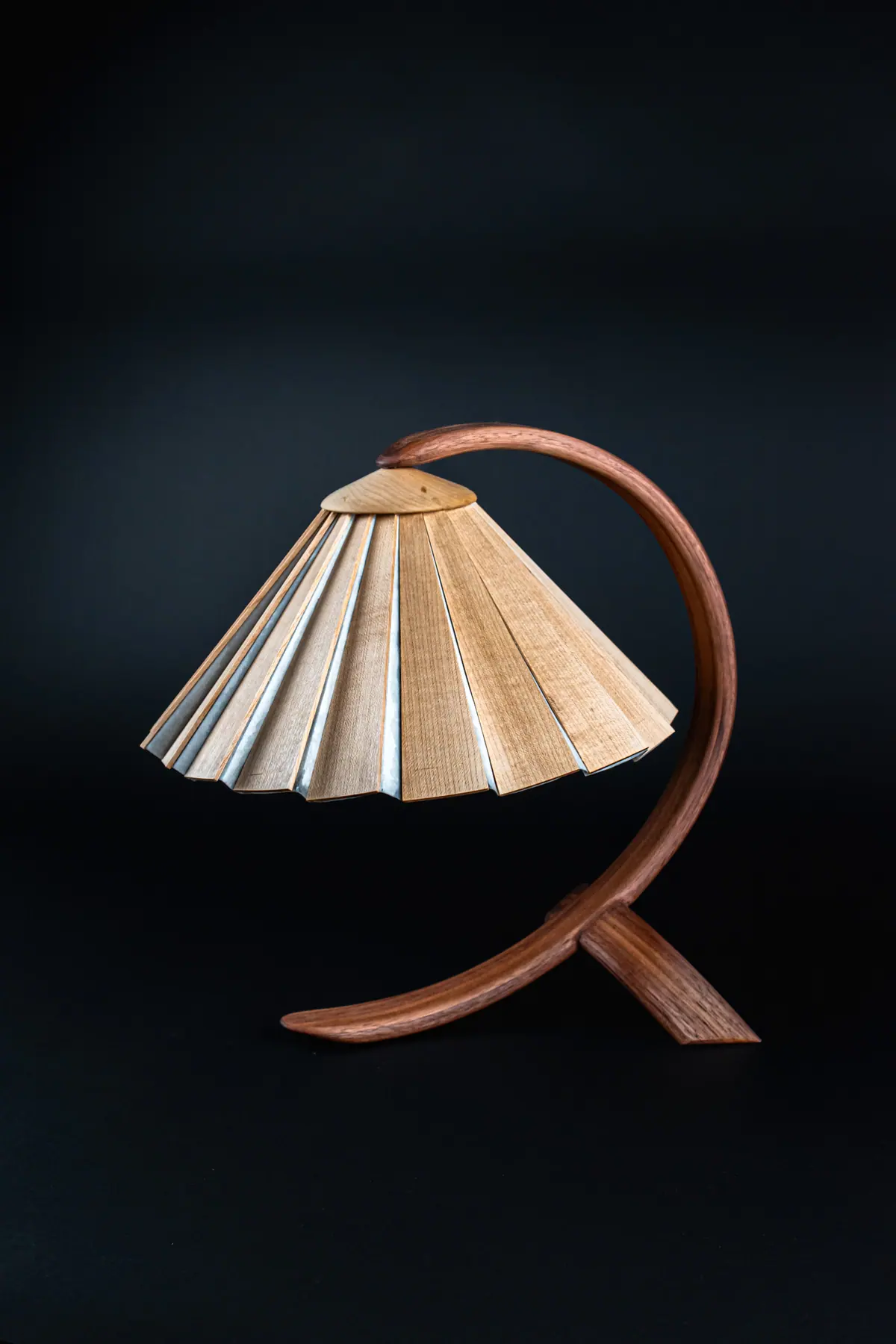 Hiōgi Lamp by SylvaFox Woodworking
