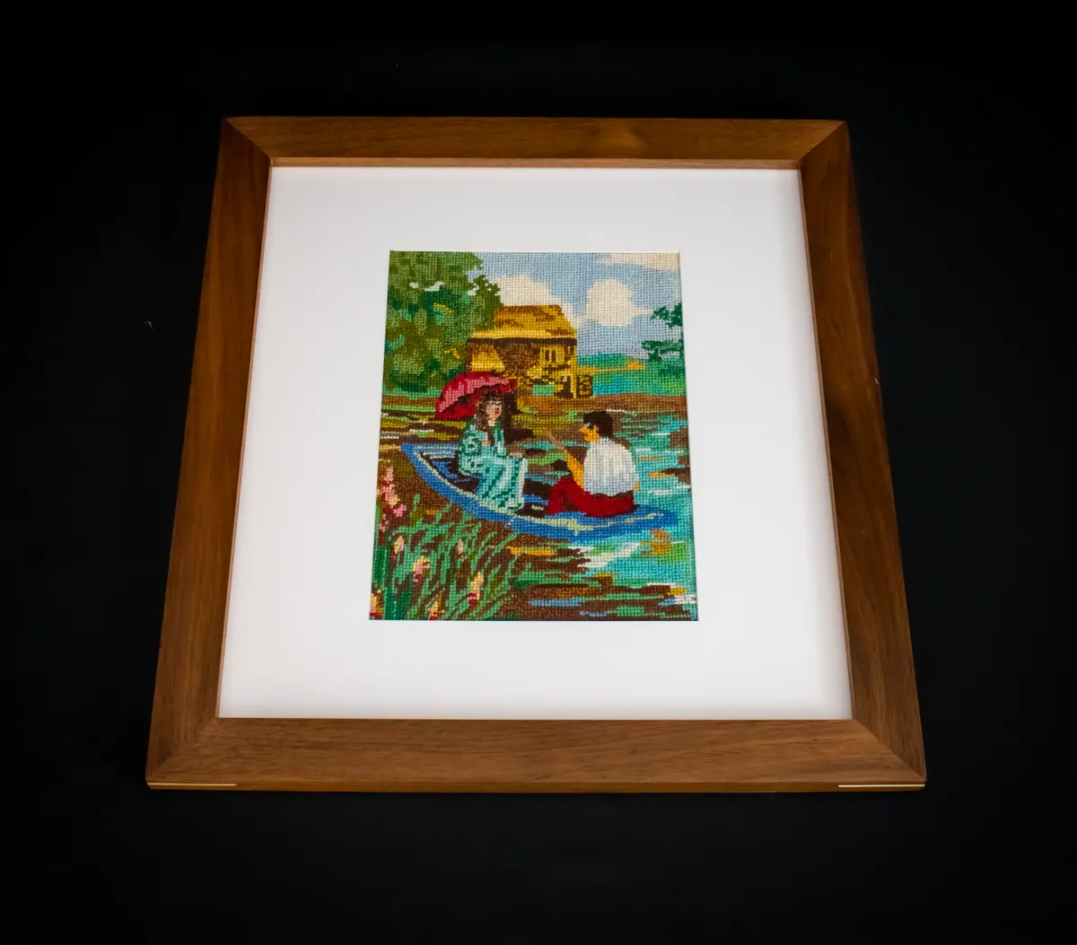 Walnut Needlepoint Frame by SylvaFox Woodworking