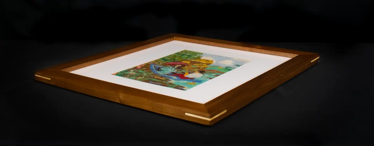 Walnut Needlepoint Frame, view 2
